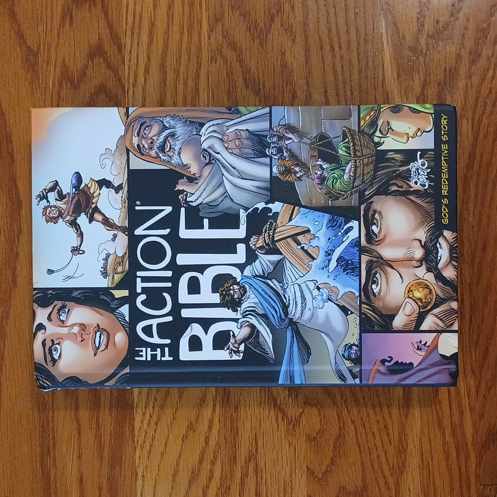 The Action Bible God's Redemptive Story Graphic Novel Book Catholic Church